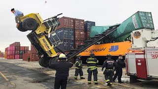 TOP 25 Dangerous Forklift Fails  Heavy Equipment Crashes  Idiots Forklift amp Car Driving Win Skills [upl. by Gierk992]