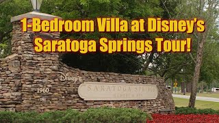 1Bedroom Villa at Disneys Saratoga Springs Resort [upl. by Atima]