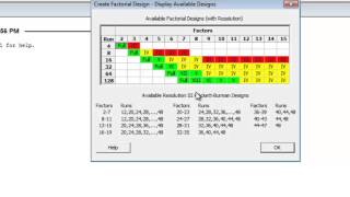 Minitab Screening Experiment Design [upl. by Bui855]