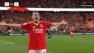 Kerem Aktürkoğlu Goal Benfica vs Santa Clara 21 All Goals and Extended Highlights [upl. by Orland]