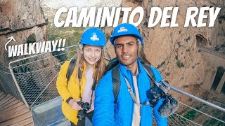 IS THIS WORLDS MOST DANGEROUS HIKE  El Caminito Del Rey Malaga Spain 2022 [upl. by Lativa]