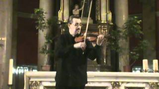 JS Bach  Corrente from Violin Partita Nr1 [upl. by Haeckel]