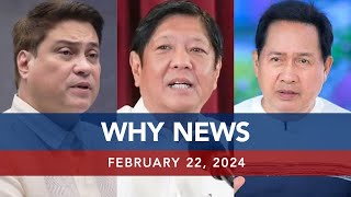 UNTV WHY NEWS  February 22 2024 [upl. by Lobel806]