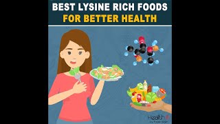 Best Lysine Rich Foods For Better Health [upl. by Lambertson238]