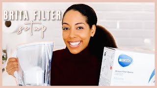 QUICK DEMO BRITA MARELLA MAXTRA WATER FILTER  EASY 5MINUTE SETUP [upl. by Salvadore790]