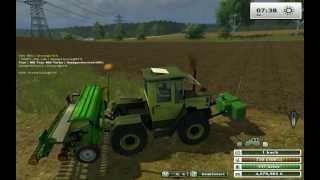 LS2013  Amazone D9 3000 Super mit Fahrgassenschaltung [upl. by Ethelred]