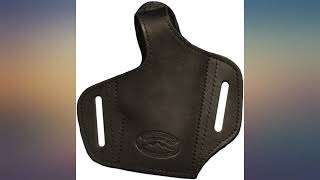 Barsony New Black Leather Pancake Gun Holster for MiniPocket 22 25 32 380 review [upl. by Ravi]