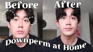 Korean Down Perm for thick side hair  Dos and Donts for Perfect Results [upl. by Hock]