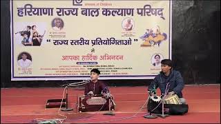 Sun Charkhe Di Mithi Mithi kook sung by My Student Bhavay Sapra school students schoolfunctions [upl. by Dobb]