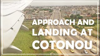 Approach and landing at Cotonou Benin COODBBB [upl. by Dagna]