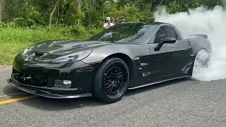 CHEVROLET CORVETTE C6 BRUTAL BURNOUT quotBEST CRAZY COMPILATIONquot [upl. by Aitas]