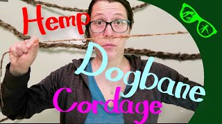 Hemp Dogbane Cordage  2 Methods [upl. by Boycie529]