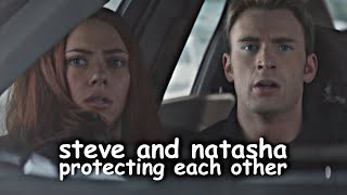 steve and natasha protecting each other for almost two minutes [upl. by Assilanna]