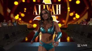 WWE 2K23 Aliyah Entrance [upl. by Radmilla726]