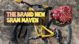 The new SRAM MAVEN brakes unboxing and testing [upl. by Dorette926]