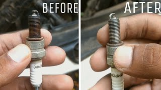 How to clean spark plug  The best way to clean spark plug to work like new [upl. by Jeb]