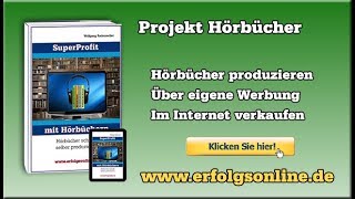 Kostenlose Hörbücher Die besten gratis Downloads produzieren mit »SuperProfit mit Hörbüchern« [upl. by Ised]