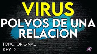 Virus  Polvos De Una Relación  Karaoke Instrumental [upl. by Ettenahs]