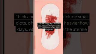 Period Blood Color meaning  Blood cloatingperiod women health sorts ytshorts knowledge [upl. by Yci728]