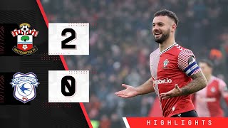 HIGHLIGHTS Southampton 20 Cardiff City  Championship [upl. by Adnic333]