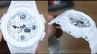 CASIO BABYG BGA2307B WHITE  UNBOXING [upl. by Cirdet568]