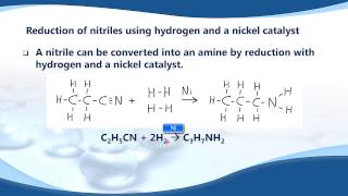 2026 Describe using equations the reduction of nitriles using hydrogen and a nickel catalyst [upl. by Edan484]