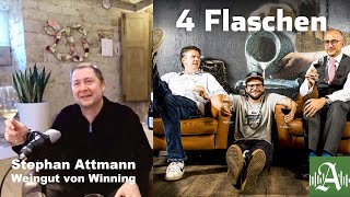 Vier Flaschen Folge 67 mit Stephan Attmann vom Weingut von Winning [upl. by Enialedam]