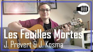 Les Feuilles mortes Jacques Prevert amp Joseph Kosma played by Axelle Bernard [upl. by Yellehs744]