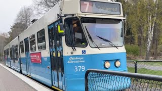 Sweden Gothenburg Tram Marathon Frölunda TorgKomettorgetSaltholmenKomettorgetFrölunda Torg [upl. by Yee]