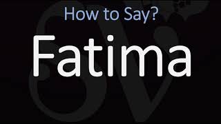 How to Pronounce Fatima CORRECTLY Name Meaning amp Pronunciation [upl. by Hennessey]