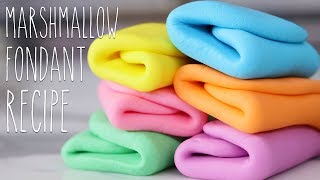 How To Make Marshmallow Fondant  Baking Basics [upl. by Gregory839]