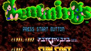 Sega Genesis Lemmings Music  Tim 2 [upl. by Enomad611]