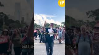 Técnicos da UFPR e da UTFPR que estão em greve fazem protesto durante agenda de Camilo Santana [upl. by Yecac]