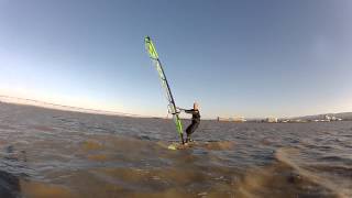 Freestyle Brian Backwind Sailing and HeliTack [upl. by Enilamme]