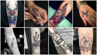 Tattoo for women  top 50 hand tattoo small and big best idea [upl. by Atterg927]