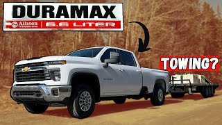 Chevy 2500 66L NEW DURAMAX DIESEL Towing L5P Heavy Mechanic Review  Is It the BEST [upl. by Runkle]