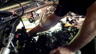 Part2 Vortec 57 350 lower intake manifold gasket repair replace GM GMC Chevy [upl. by Ycram53]