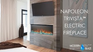 Napoleon Trivista™ Electric Fireplace [upl. by Ocimad179]