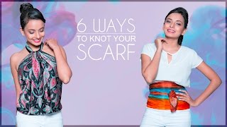 6 Unusual Ways To Wear A Scarf [upl. by Tillion]