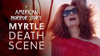 Myrtle’s Death by Fire  Scene  American Horror Story Coven  FX [upl. by Aivle]