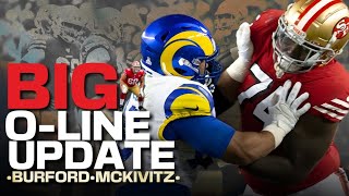 🚨 Big 49ers OL updates Colton McKivitz and Spencer Burford [upl. by Aneehsit]