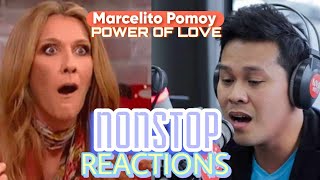 NON STOP Marcelito Pomoy  Power of Love Reactions [upl. by Newcomer]