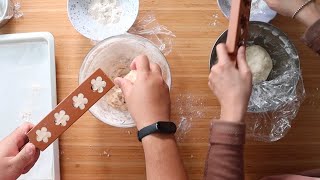 Bila laki bini buat kuih bangkit ini la jadinya Behind the Scene Kuih Bangkit  basickeli [upl. by Ithnan]