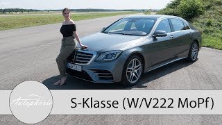 Neuer MercedesBenz S 500 WV 222 MoPf Fahrbericht  ReihenSechszylinder Comeback  Autophorie [upl. by Morie658]