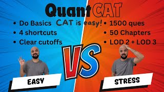 CAT Quant IIMs Cutoffs Clear with ✔️ Only Basics ❌ No 1500 Questions ❌ 50 Chapters ❌ LOD 3 [upl. by Burnsed]