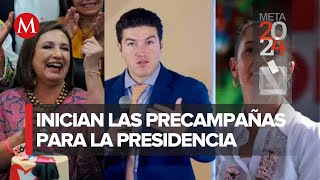 Estos son los primeros spots de los precandidatos para la presidencia en 2024 [upl. by Airtal59]