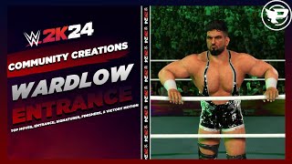 Wardlow WWE 2K24 Entrance Top Moves Signatures Finishers amp Victory Motion [upl. by Boucher]