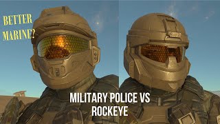 Rockeye vs Military Police Which helmet is better for marines  Halo Infinite [upl. by Yuk]