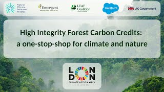 HighIntegrity Forest Carbon Credits a onestop shop for climate and nature [upl. by Ana632]