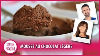 Mousse au chocolat légère  Recette Facile et diététique [upl. by Rockel]